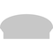 Ekena Millwork Elliptical Smooth Architectural Grade PVC Combination Pediment, 24"W x 12-7/8"H x 2-3/4"P PEDPC024X130ELL00 - alternate 4